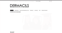 Desktop Screenshot of dermacils.com